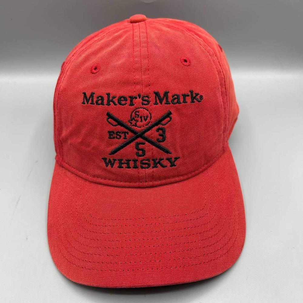 Maker's Mark SIV Whisky Hat Men Embroidered The Game Strap Back Cap Cotton New
